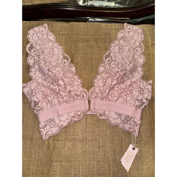 Free People Brand We Are HAH "Got UR Back Bra" in Sheer Violet Sz XS - Picture 1 of 6